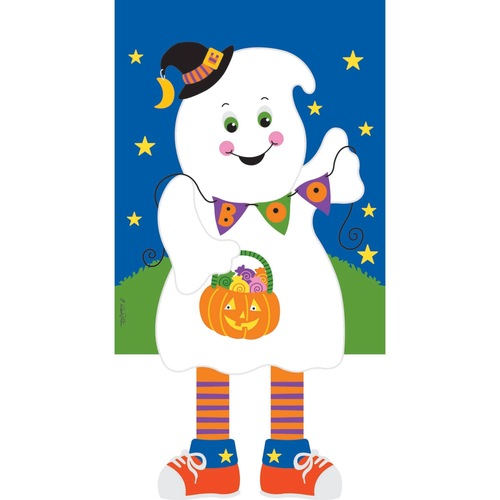 Garden Ghost Boo Flag