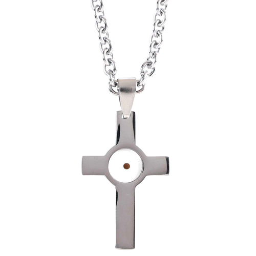 Necklace Spanish Mustard Seed Cross 24L