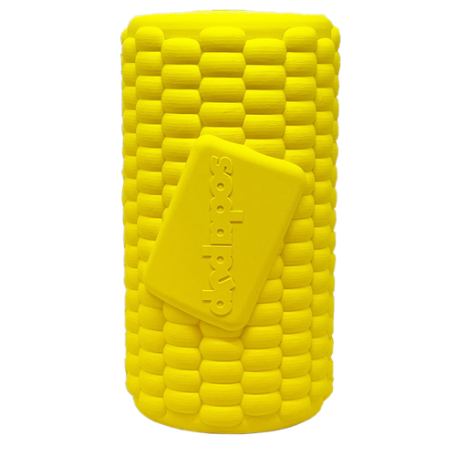 Corn on the Cob Dog Toy - Durable Rubber Treat Dispenser