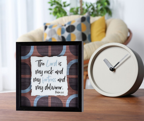 Framed Wall Art The Lord Is My Rock