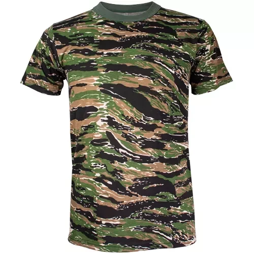 Men's Short Sleeve T-Shirt Tiger Stripe