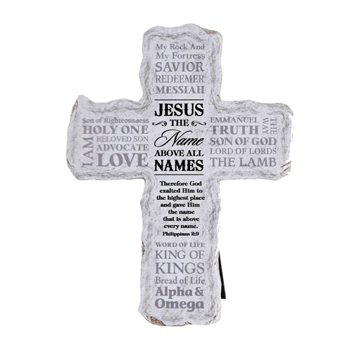 Tabletop Cross Names Of Jesus 7H