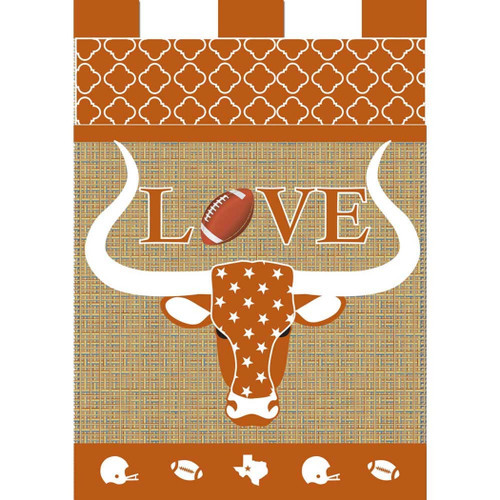 Garden, Burlap Longhorn