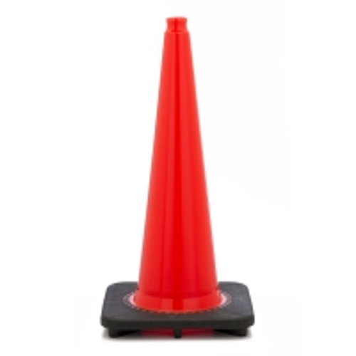 Traffic Cone with 7 lbs Plain Finish, 28