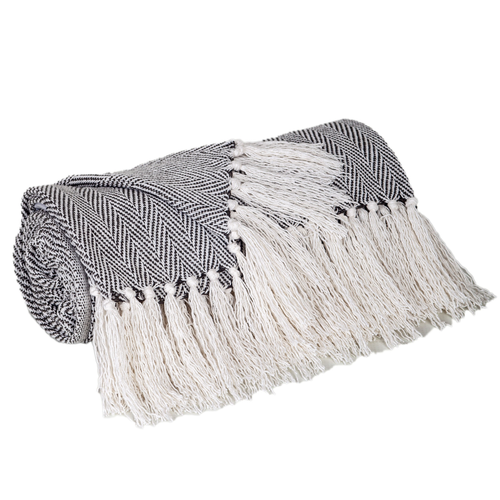 Beautiful Cotton Handloomed Throw from Parkland Collection