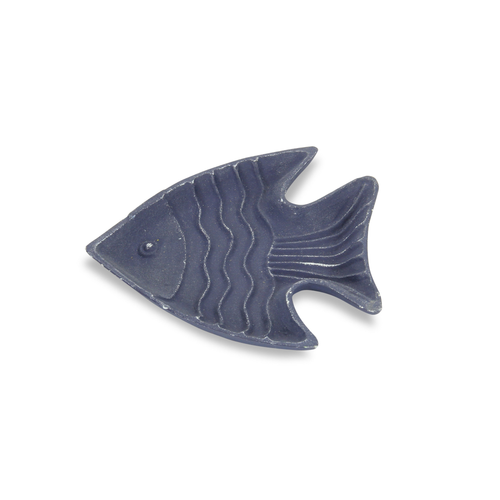 8" Blue Angel Fish Cast Iron Vanity Tray Tray