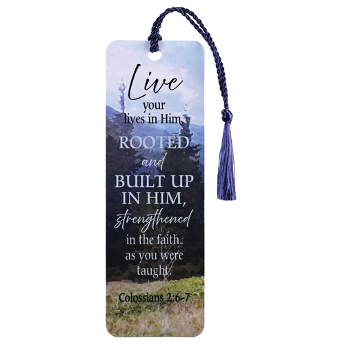 Tassel Bookmark Live Your Lives In Him