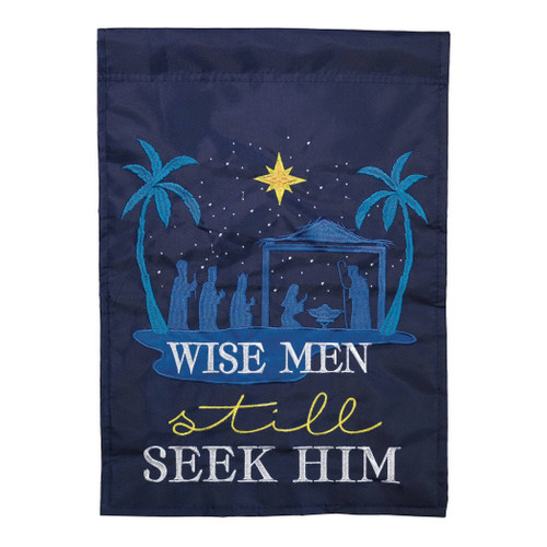 Christmas - Wise Men Still Seek Him Outdoor Garden Flag