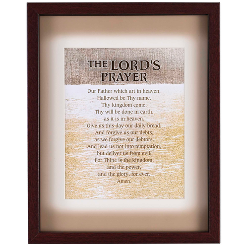 Framed Wall Art Lords Prayer KJV 11x14
