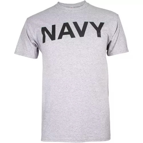Navy T-Shirt Grey