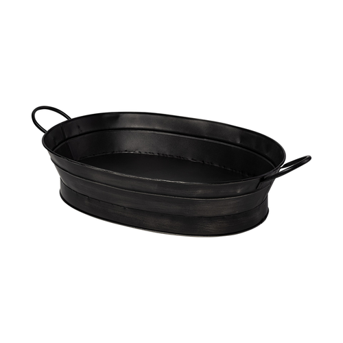14" Black Metal Basket