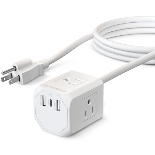 Cube Multi-Port Power Strip Extension Cord