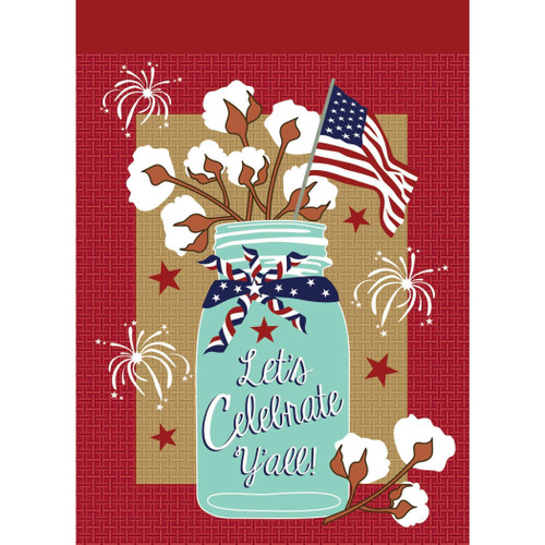 Garden Jar Let's Celebrate Blap Flag