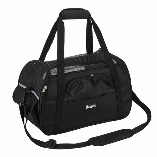 JESPET Soft-Sided Kennel Pet Carrier for Small Dogs, Cats, Puppy, Airline Approved Cat Carriers Dog Carrier Collapsible, Travel Handbag & Car Seat