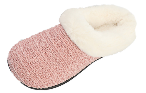 Women's Winter Fur Warm and Comfortable Clog Slipper
