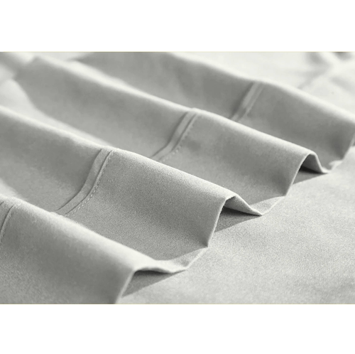 Black 200 Embroidery Soft Cozy Sheet Set Wrinkle Resistant