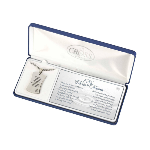 No Tears Dogtag Stainless Steel 24"Ch