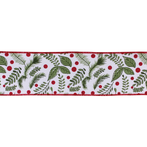 Wired Cotton Ribbon 4" x 10