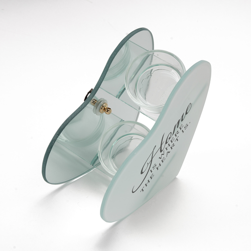 Glass Wall Tealight Home Where The Heart