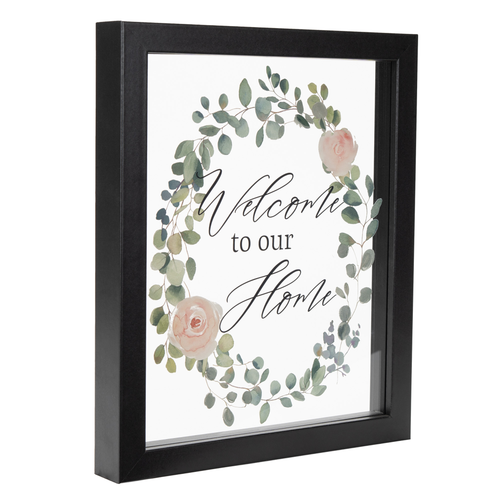 Framed Wall Art Welcome To Our Home