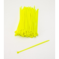 Multi-Purpose Locking Ties, 7 in., Neon