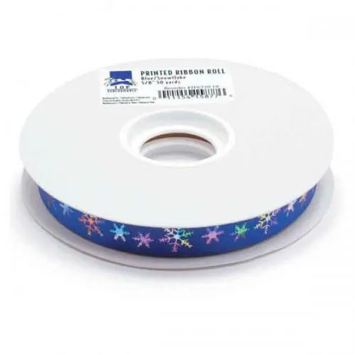 TP Printed Ribbon Roll 50yds Red/Grn