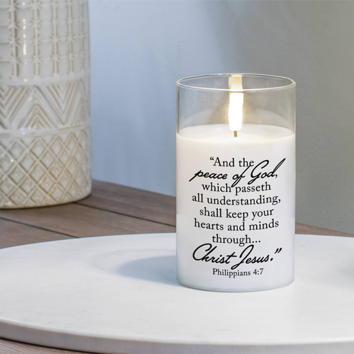 Led Candle Peace Of God, Phil 4:7