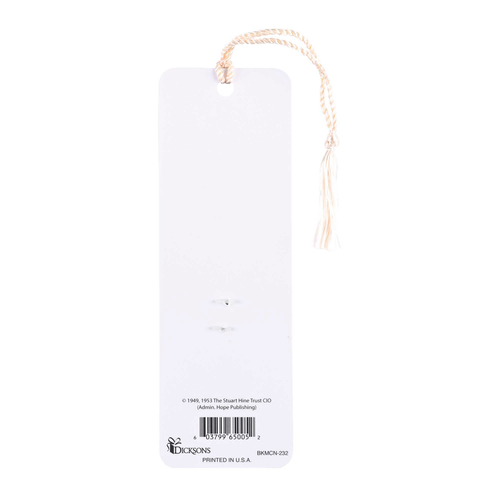Tassel Coin Bookmark Then Sings My Soul