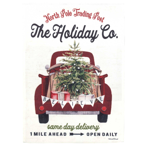 The Holiday Company Truck Flag Garden
