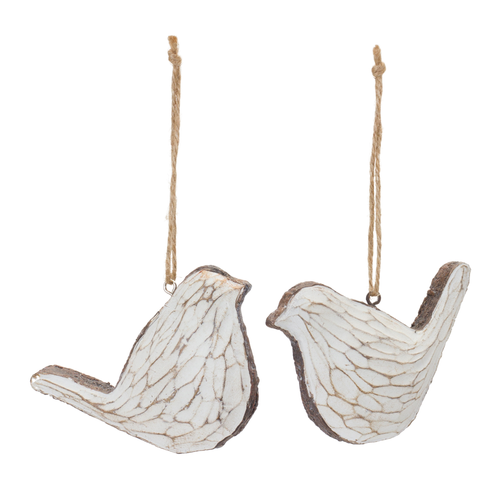 Carved Bird Ornament 