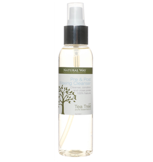 Natural Way Hard Wax: Face & Body Waxing | Waxing Cleanser 4oz/120ml