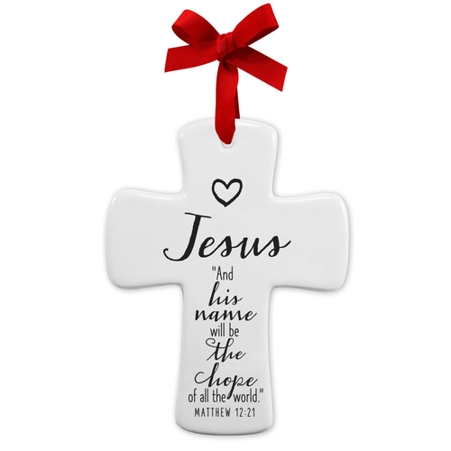 Cross Ceramic - Jesus