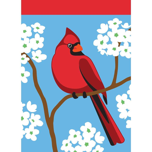 Garden Cardinal Flag