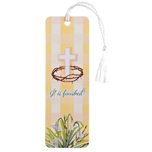 Tassel Bookmark Floral It is Finished