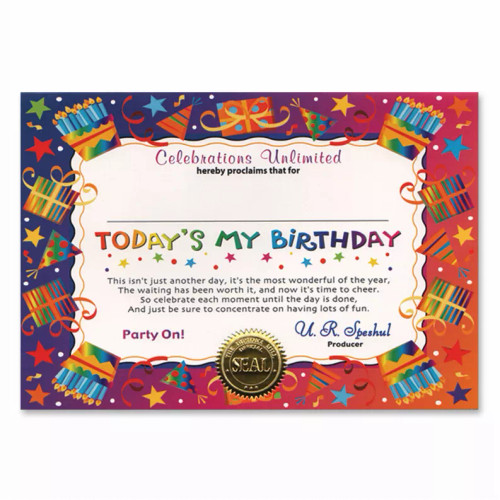 Themed Certificates