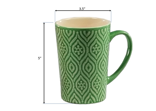 MARCELLE 1X16OZ MUG SET IN DISPLAY BOX IN 5-PLY BROWN BOX