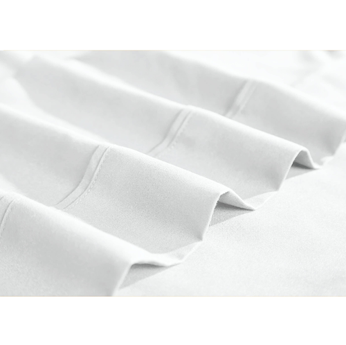 White Non-Slip Foam Bathtub Shower Mat With Suction Cups