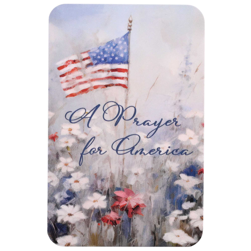 Pocketcard Flag A Prayer For America