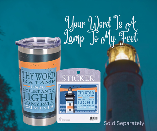 Tumbler Lighthouse Your Word Is A 20 Oz