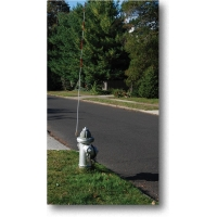 Fiberglass Snow Fire Hydrant Marker, 3/8
