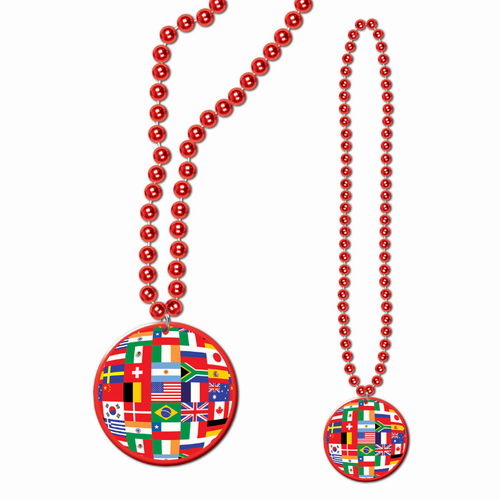 Beads with Medallion