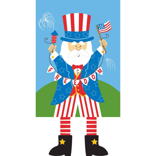 Garden Uncle Sam Flag