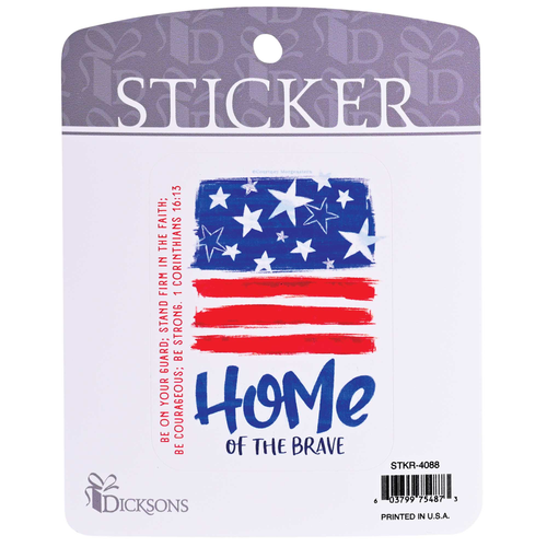 Sticker Home Of The Brave