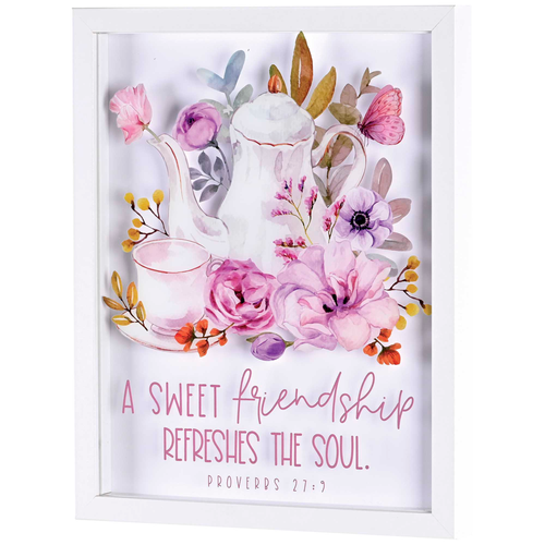 Framed Wall Art A Sweet Friendship 11x14
