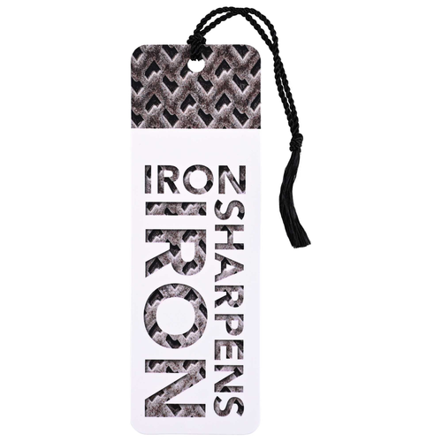Tassel Bookmark Iron Sharpens Iron