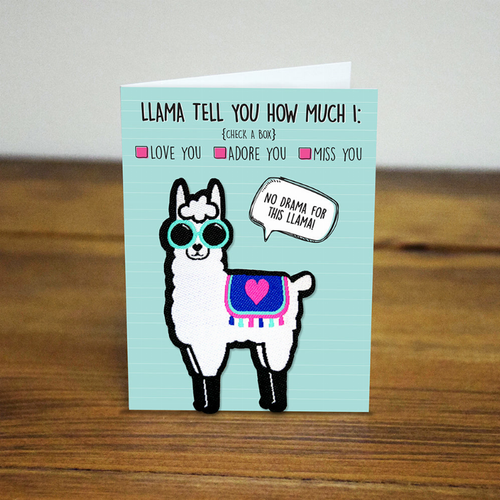 Llama Iron-on Patch