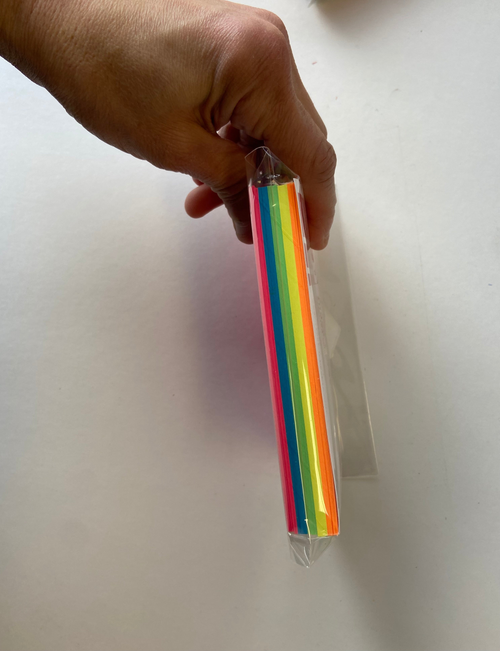 Blank Index Cards-  Assorted Color