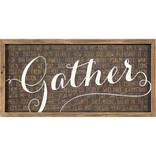 Gather Wall Plaque