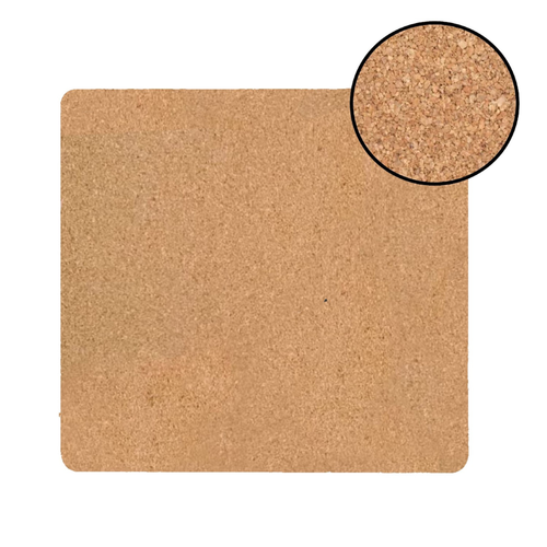15" X 15" Gray And Gold Abstract Agglomerated cork Square Placemats