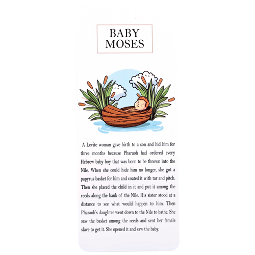 Bookcard Baby Moses Exodus 2:1-10